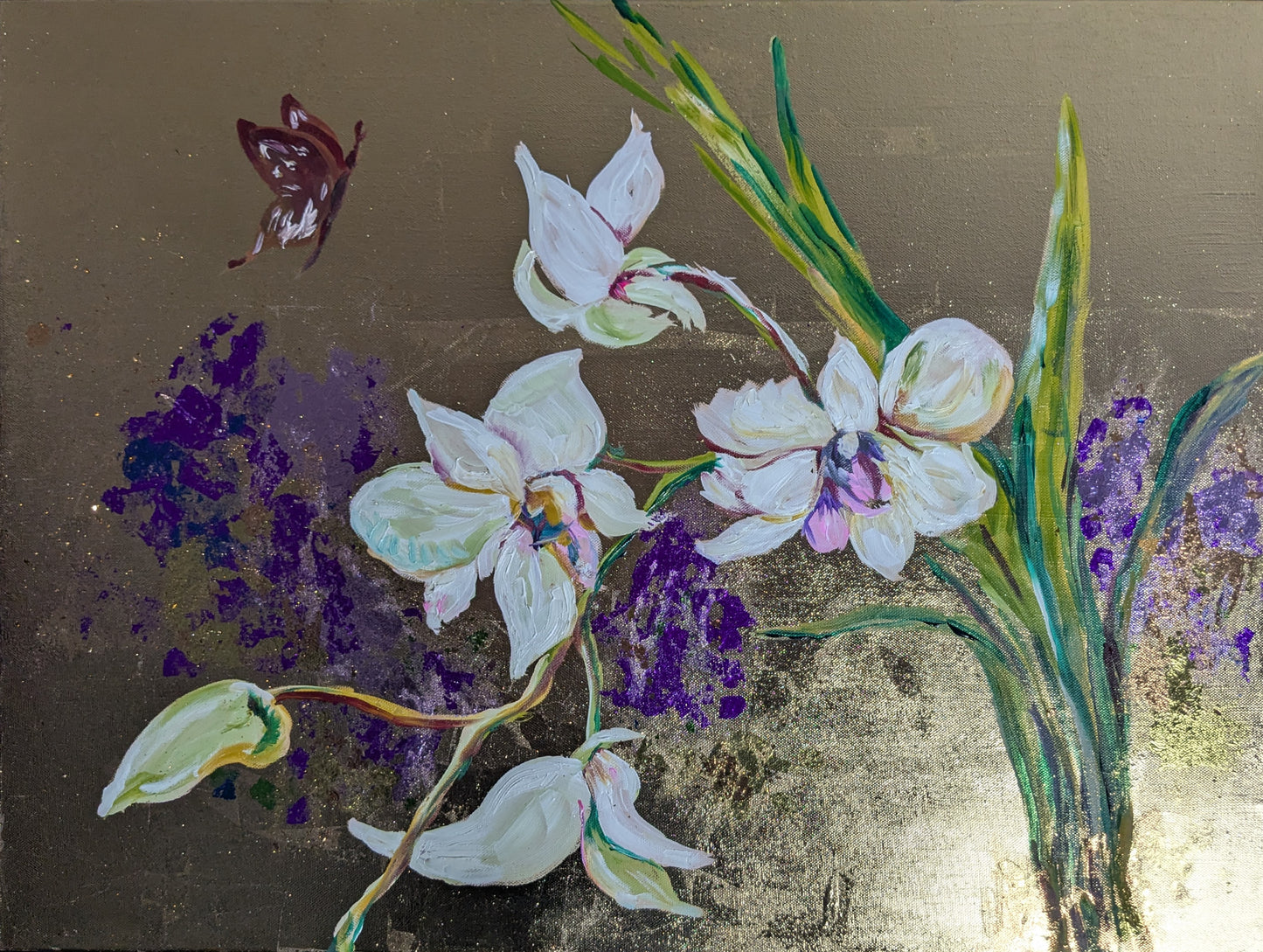 Orchids in Gold Light